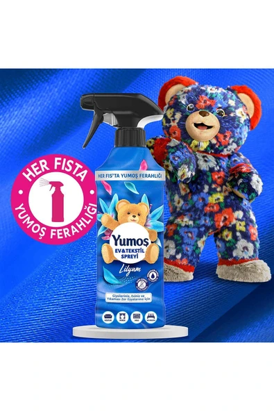 Yumoş Ev Ve Tekstil Spreyi Lilyum Yıkanması Zor Eşyalar Için 450 ml X2 - Resim 6
