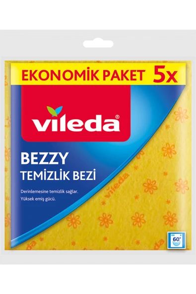 Vileda 5 Li Bezzy Temizlik Bezi