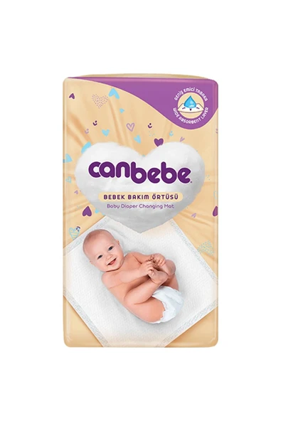 Canbebe Su Geçirmez Bebek Bakım Örtüsü 8’li X 8 Adet - 2