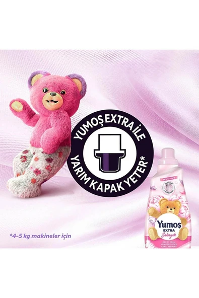 Yumoş Extra Konsantre Çamaşır Yumuşatıcısı Şakayık 1440ml 2 Adet - 7