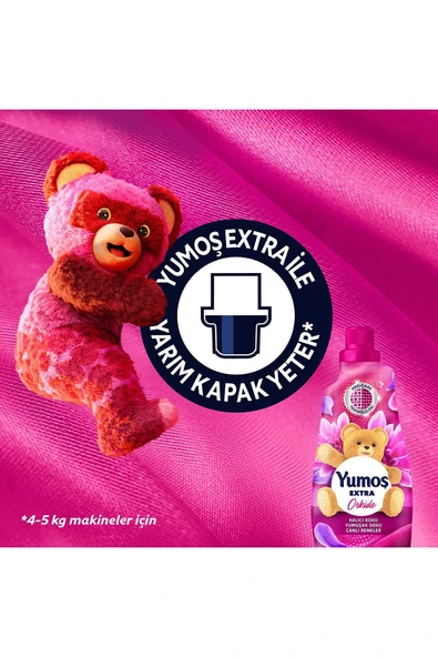 Yumoş Extra Konsantre Çamaşır Yumuşatıcısı Orkide 1440 ml 60 Yıkama 4 Adet - 4