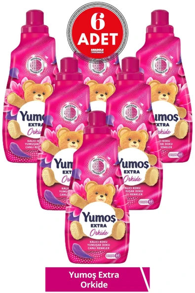 Yumoş Extra Konsantre Çamaşır Yumuşatıcısı Orkide 1440 Ml 6 Adet - 4