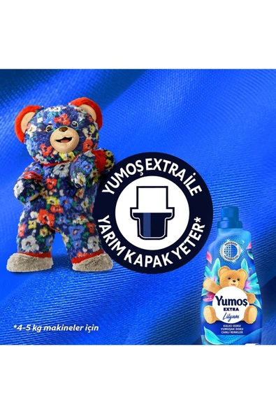 Yumoş Extra Konsantre Çamaşır Yumuşatıcısı Lilyum 1440 ml 60 Yıkama 2 Adet - 7