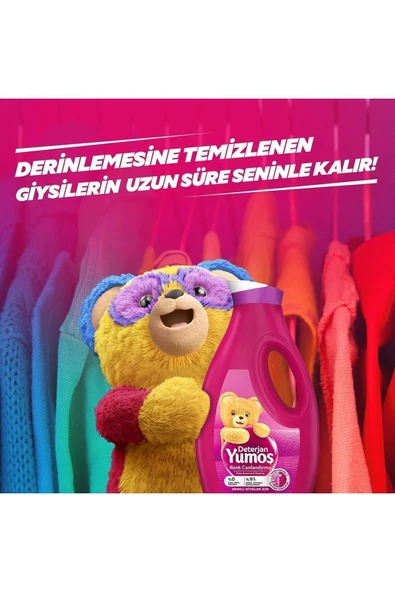 Unilever Yumoş Sıvı Deterjan Renkliler Için Canlandırıcı Bakım 1690 ml - 8