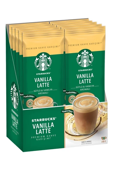 Starbucks Vanilla Latte Premium Kahve Karışımı 21.5 Gr X 10 Paket - 3