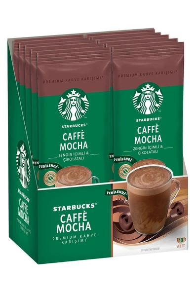 Starbucks Caffe Mocha Premium Kahve Karışımı 22 Gr X 10 Paket - 2