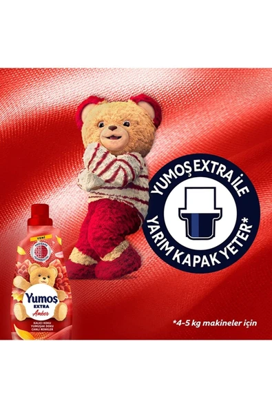 Yumoş Extra Çamaşır Yumuşatıcısı Amber 1440 Ml 2 Adet