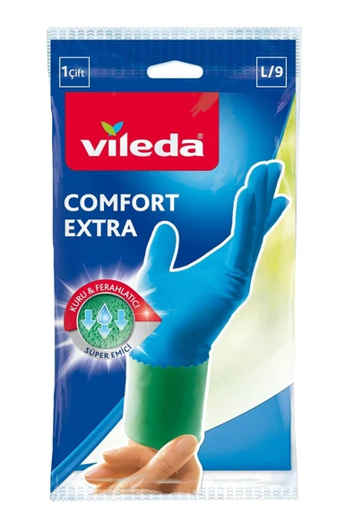 Vileda Comfort Extra Büyük Boy Bulaşık Eldiveni - Resim 2
