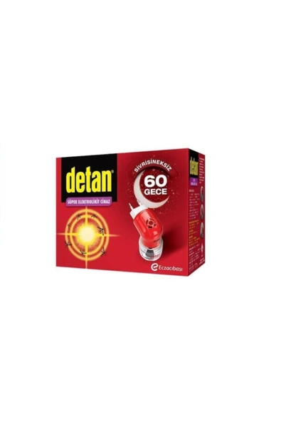 Detan Süper Elektrolikit Cihaz + Yedek 60 Gece
