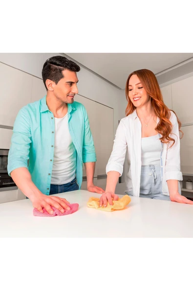 Vileda Mikrofiber Temizlik Bezi Colors 8 Li - Resim 7