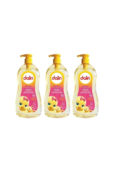 Dalin Badem Yağlı Kolay Tarama Şampuanı 700 Ml X 3 Adet