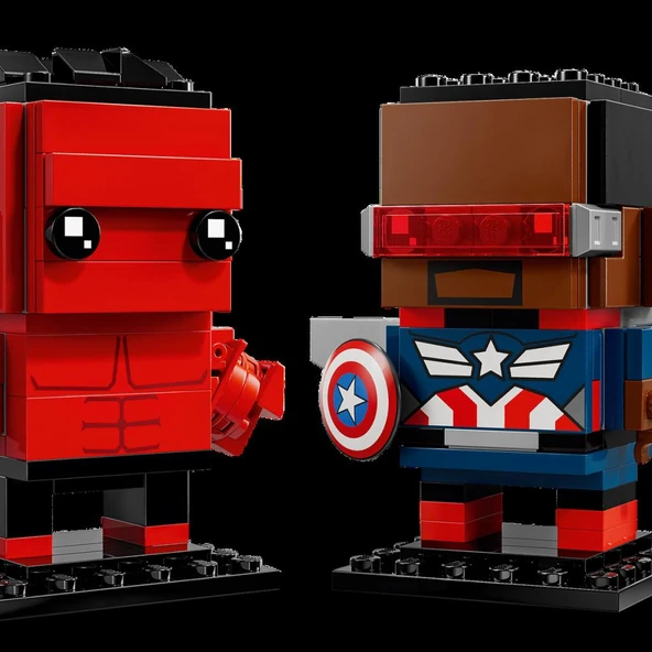LEGO 40668 Kaptan Amerika ve Red Hulk Figürleri - Resim 5