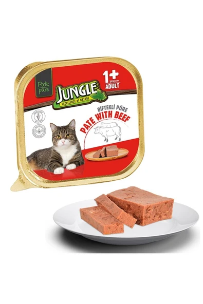 Jungle Dana Etli Pate Kedi Konservesi 100 gr