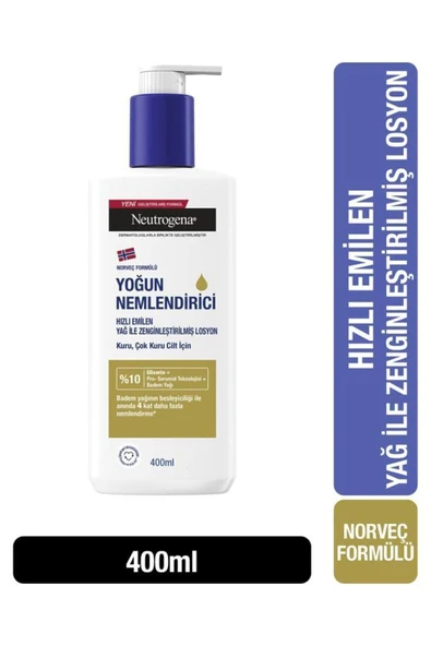 Neutrogena Yağ ile Zenginleştirilmiş Losyon 400 ml