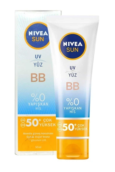 NIVEA Sun Bb Spf 50+ Uv Yüz Kremi 50 ml