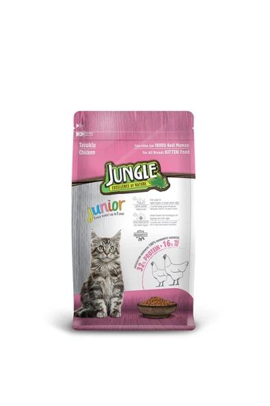 Jungle Yavru Kedi Maması Tavuklu 500 gr