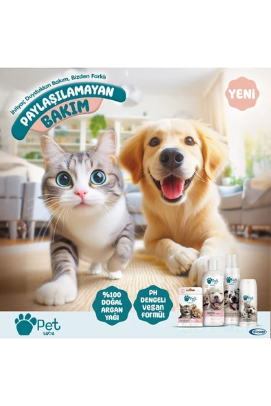 Pet Love Köpekler Için Tüy Bakım Yağı 5x4 ml 100% Doğal Argan Yağlı - 4