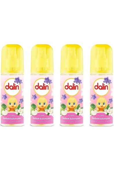 Dalin Bebek Kolonyası Floral 150 Ml Sprey X4 Adet