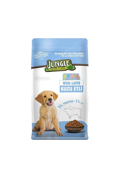 Jungle Kuzu Etli 2.5 Kg Yavru Kuru Köpek Maması