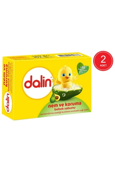 Dalin Nem & Koruma Bebek Sabunu 100 gr X 2 Adet