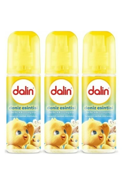 Dalin Bebek Kolonyası Deniz Esinti 150 ml X 3 Adet