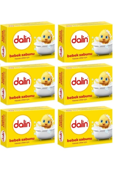 Dalin Bebek Sabunu Kalıp 100 gr 6 Lı