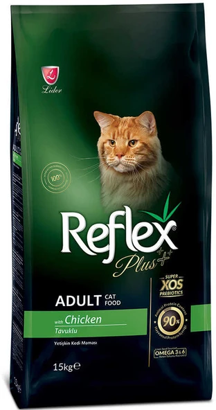 Reflex Plus Tavuklu Yetişkin Kedi Maması 15kg