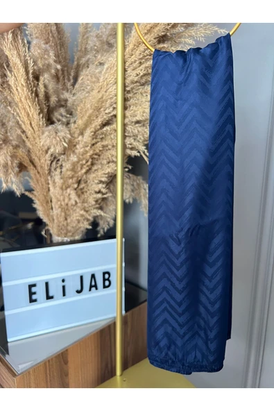 Zikzak Desen İpeksi Jakar Şal