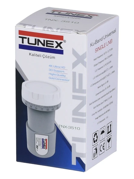 Tunex 4K Ultra Hd Ku-Band Tekli Lnb TNX-3510 - 3