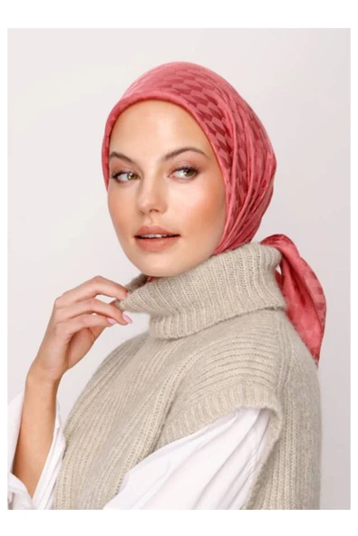 VALOR SCARF QOZA DESEN İPEKSİ JAKAR EŞARP - 4