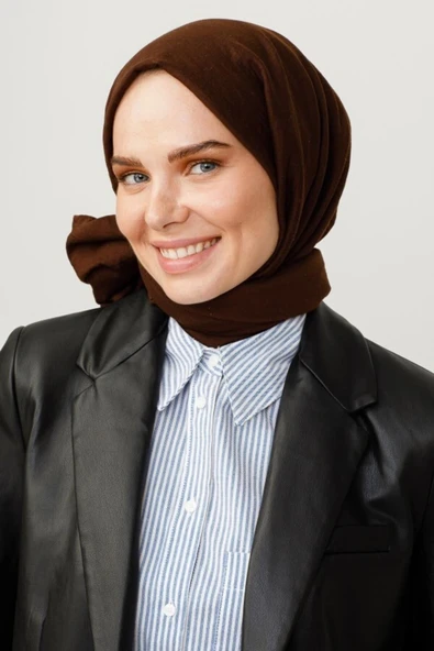 Acı Kahve Pamuk Kraş Şal