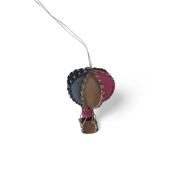 El Yapımı Deri Balon Asma Dekor ürün görseli