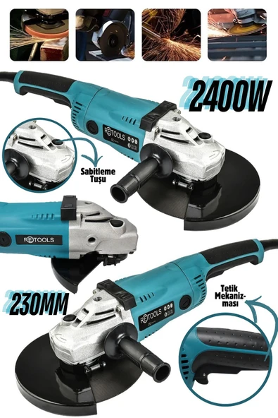 230MM 2400W Elektrikli Büyük Spiral Makinesi - Güç ve  Bir Arada!