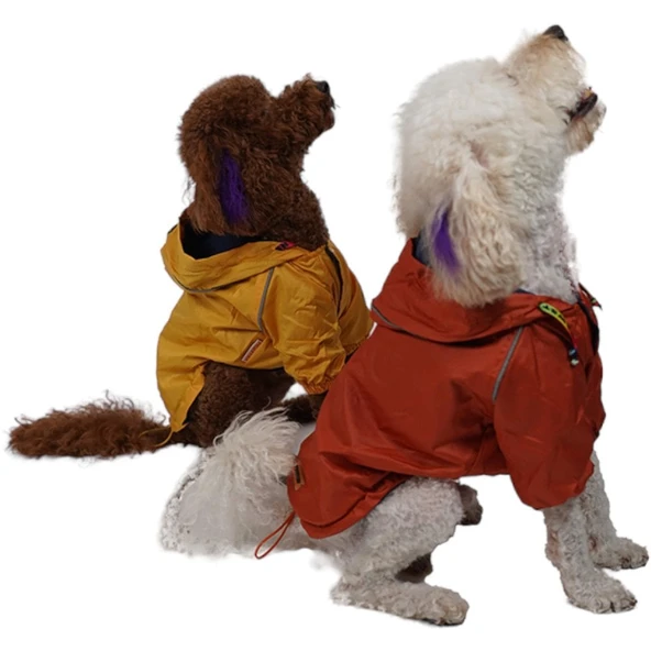 PawStar Turuncu Pluvia Küçük ve Orta Irk Yağmurluk - 2