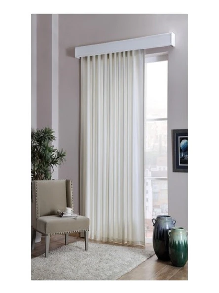 Taç Saten Güneşlik Perde- EN : 650 cm -Tek kanat - 2