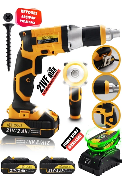 ŞARJLI ALÇIPAN VİDALAMA SARI ürün görseli 1