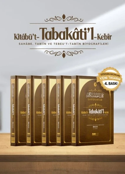 Kitabü't-Tabakati'l- Kebir Tabakat (5 Cilt)