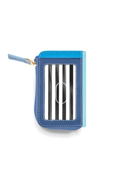 Case Look Kadın Mavi Renkli Fermuarlı Küçük Cüzdan Angel 03 - Resim 4