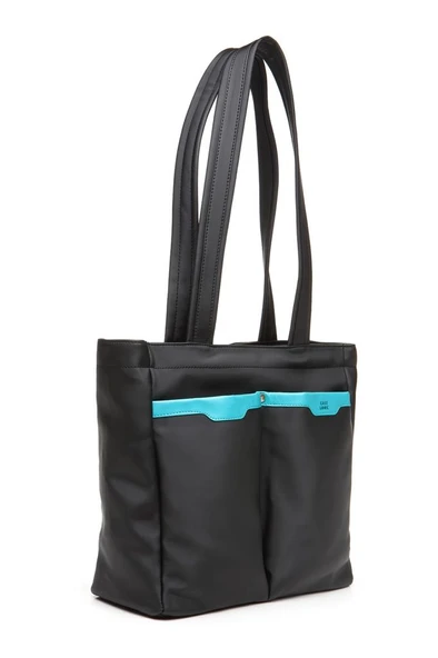 Case Look Kadın Siyah Omuz Çantası Lona 01 - Resim 10