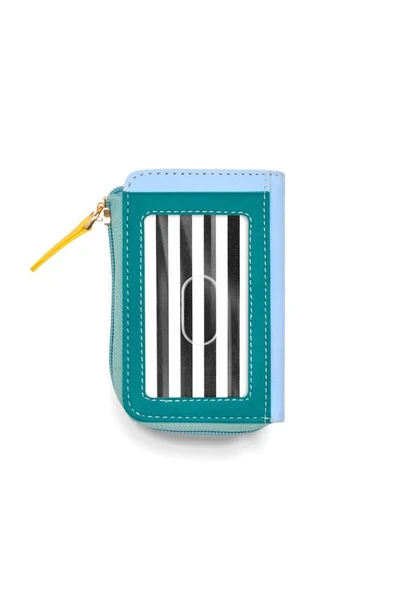 Case Look Kadın Turkuaz Renkli Fermuarlı Küçük Cüzdan Angel 02 - Resim 10
