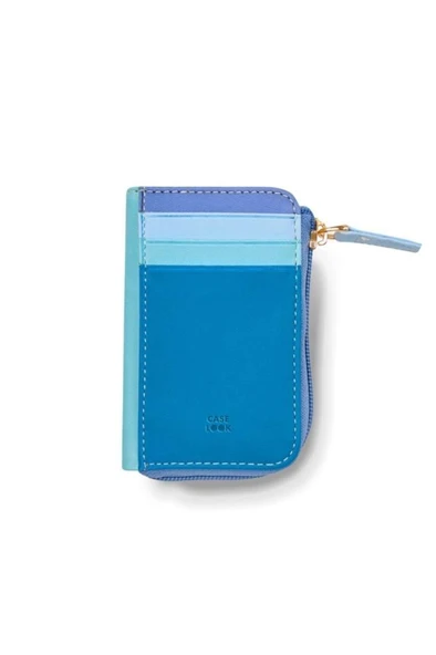 Case Look Kadın Mavi Renkli Fermuarlı Küçük Cüzdan Angel 03 - Resim 3