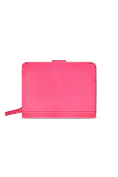Case Look Kadın Pembe Renkli Çıtçıtlı Cüzdan Paris 01 - 2
