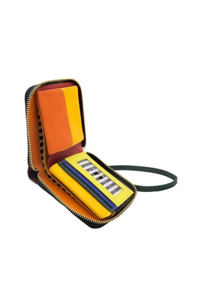 Case Look Kadın Kahve El Tutmalı Cüzdan Iris 04 - Resim 3