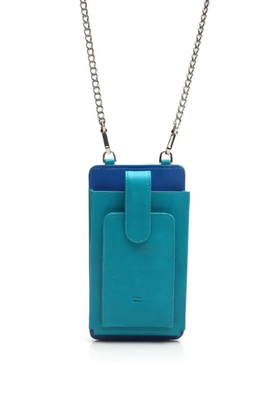 Case Look Kadın Boyun Askılı Telefonluk Nora Turkuaz 03 - Resim 5