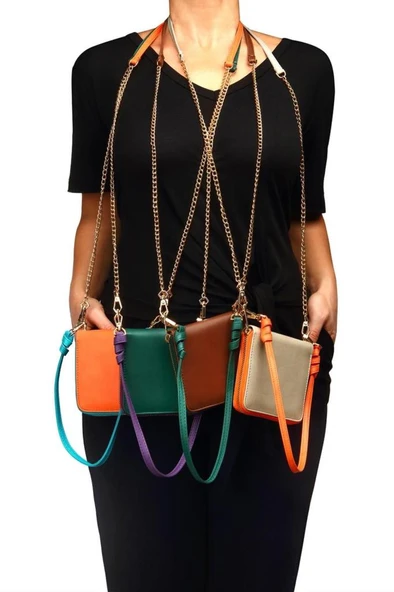 Case Look Kadın Zincir Askı Yeşil Bella 03 - Resim 2