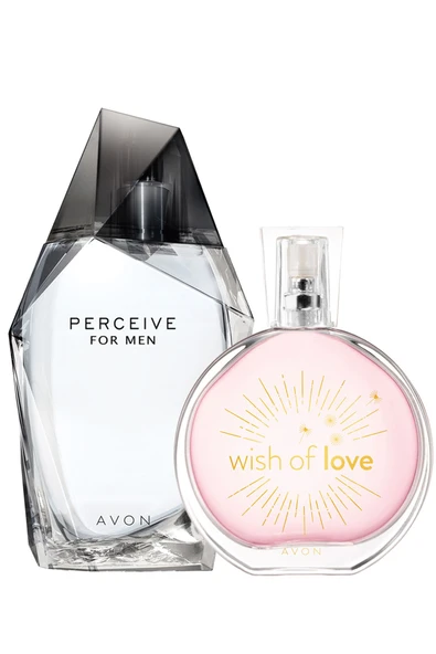 AVON Perceive Erkek Parfüm Ve Wish Of Love Kadın Parfüm Paketi ürün görseli 1