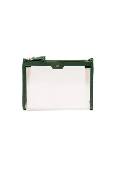Case Look Kadın Yeşil Detaylı Şeffaf Clutch Tina 10 - 1