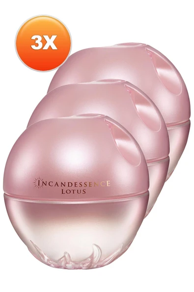 AVON Incandessence Lotus Kadın Parfüm Edp 50 Ml. Üçlü Set - Resim 2