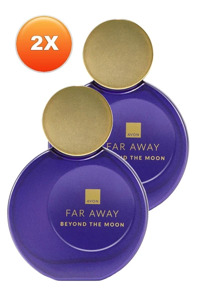 AVON Far Away Beyond The Moon Kadın Parfüm Edp 50 Ml. İkili Set - Resim 2