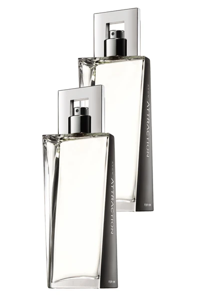 AVON Attraction Erkek Parfüm Edt 75 Ml. İkili Set